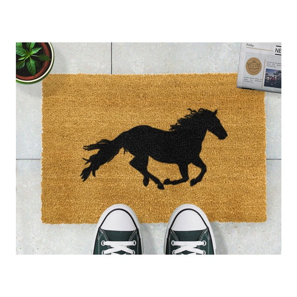 Covor intrare Artsy Doormats Horse, 40 x 60 cm