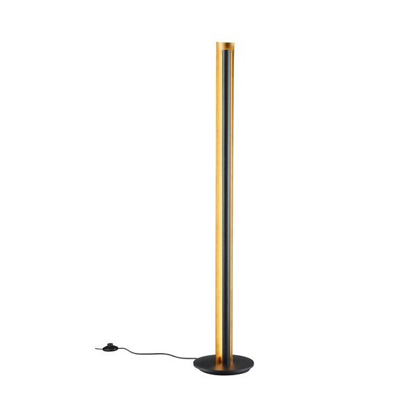 Lampadar negru LED cu intensitate reglabilă (înălțime 142,5 cm) Texel – Trio