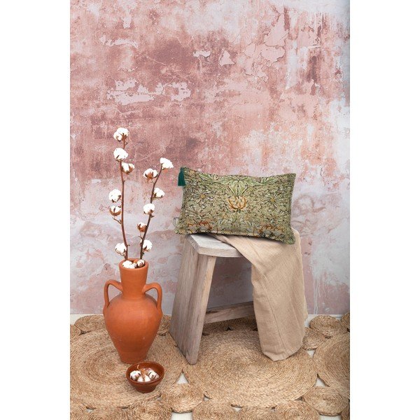 Față de pernă Tierra Bella Honeysuckle, 50 x 35 cm, galben muștar-image-1