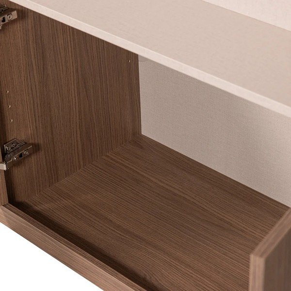 Masă TV modulară în culoare naturală închisă 160x215 cm Build – WOOOD-image-4
