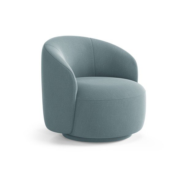 Fotoliu albastru deschis pivotant Letizia – Micadoni 