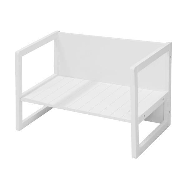 Bancă de copii albă Country Style – Roba