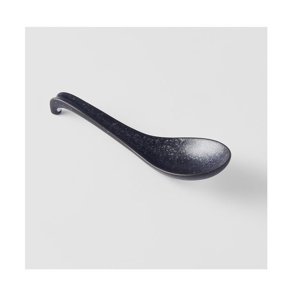 Lingură din ceramică MIJ Matt, albastru închis-image-1