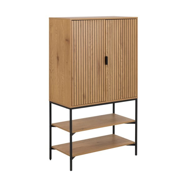 Dulap   cu aspect de lemn de stejar 80x140 cm Jaipur – Actona-image-3