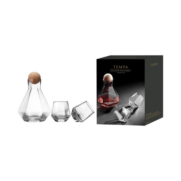 Set de 2 pahare de whisky și carafă 1,28 l Jaxon - Ladelle-image-1