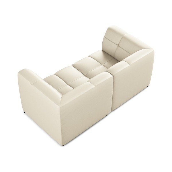 Canapea bej cu tapițerie din imitație de piele 180 cm Aloha – Makamii-image-4