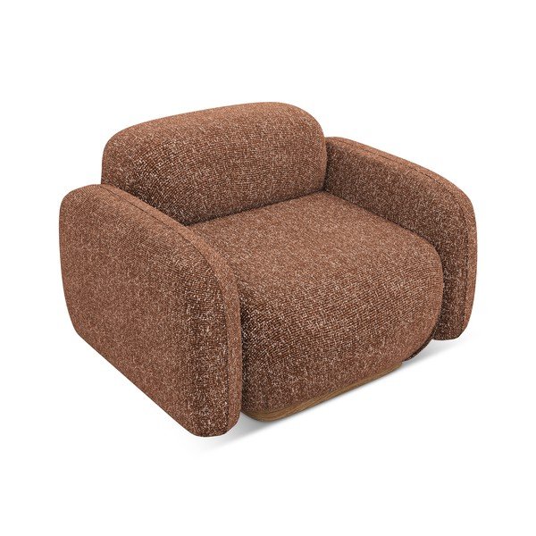 Fotoliu modular portocaliu/maro Ailani – Makamii-image-3