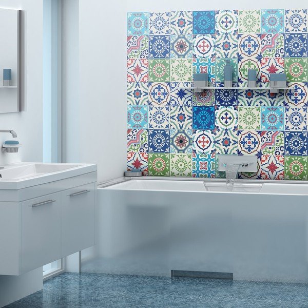 Set 30 autocolante Ambiance Azulejos Salsa, 120 x 100 cm-image-3