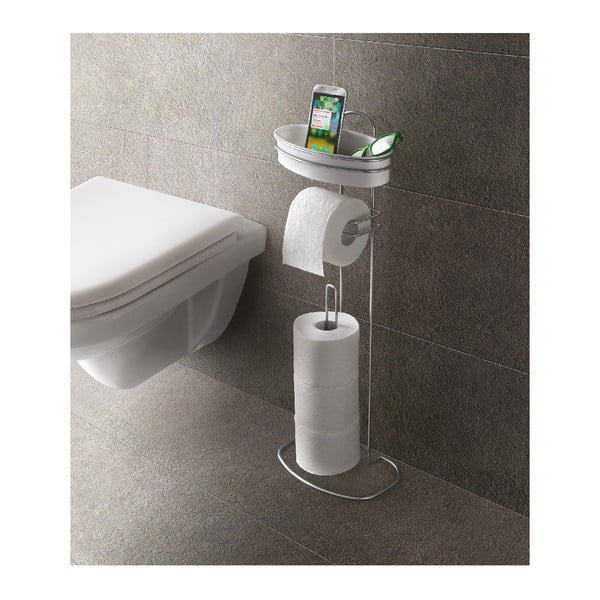 Suport pentru hârtia igienică Metaltex, înălțime 73 cm-image-1