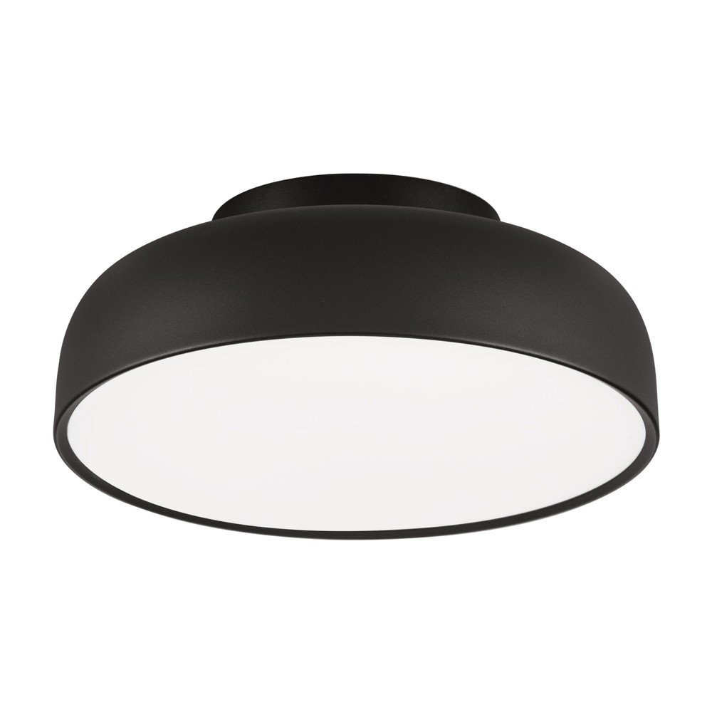 Plafonieră negru-mat LED cu intensitate reglabilă din aluminiu Noelia – Nova Luce
