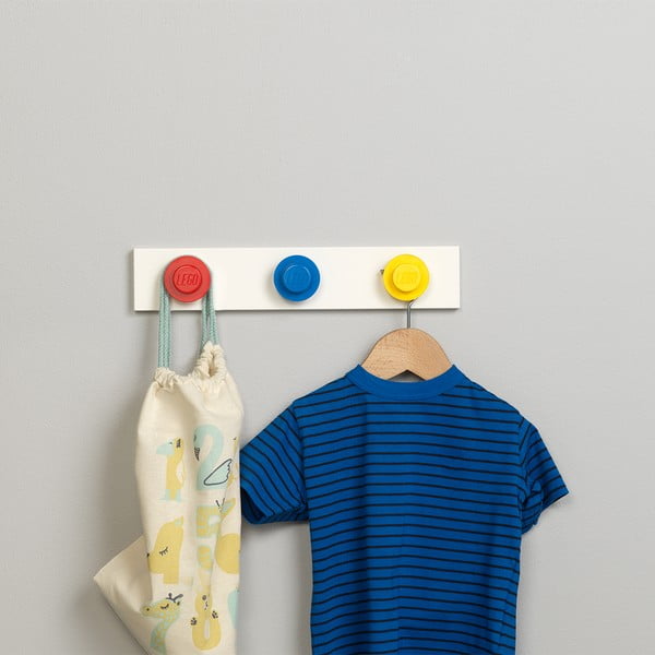 Cuier de perete LEGO®, roșu-albastru-galben-image-1