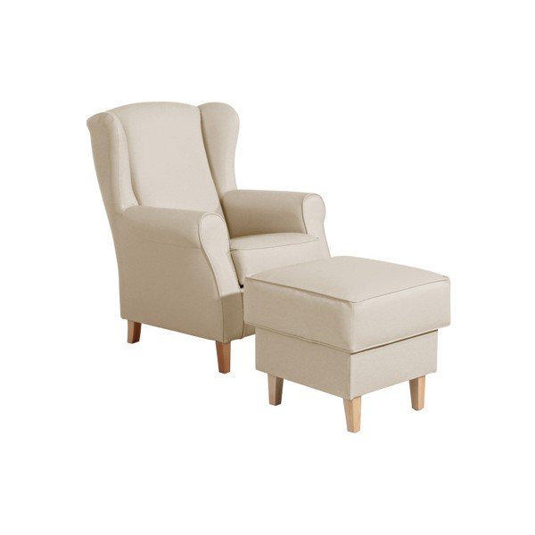 Taburet Max Winzer Lorris Leather Beige, bej-image-1