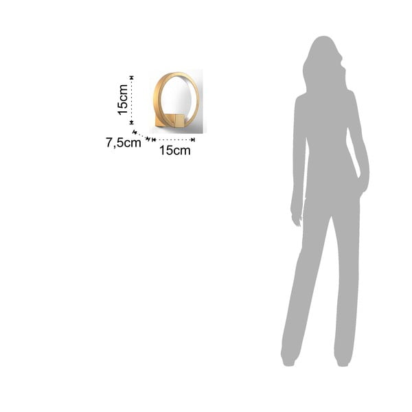 Aplică Tomasucci Ring, ø 15 cm, auriu-image-3