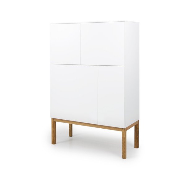 Dulap cu 4 uși Tenzp Patch, 92 x 128 cm, alb-image-2