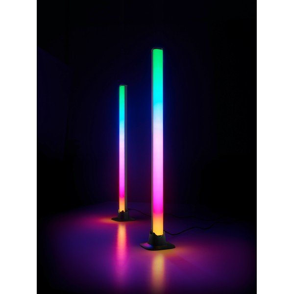 Veioză neagră LED din metal (înălțime 55 cm) Boy – Reality-image-2