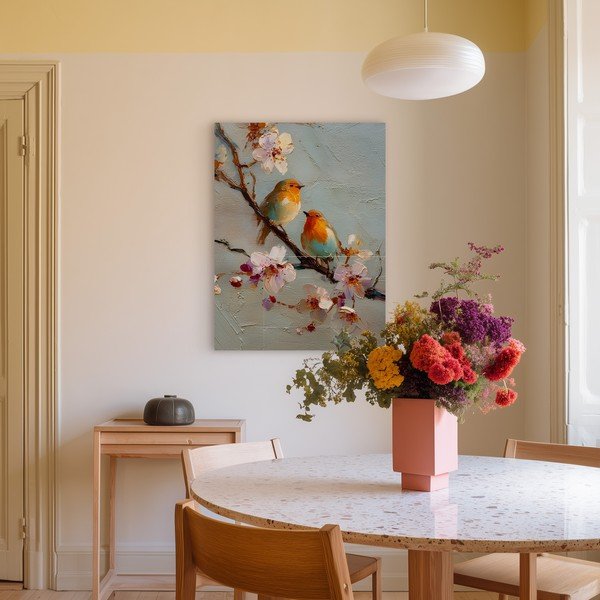 Tablou cu ramă imprimat 60x80 cm Robins – Styler-image-2
