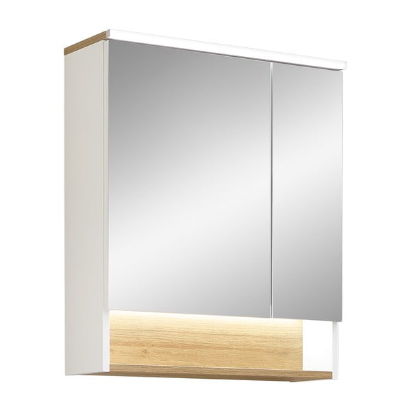 Dulap de baie alb 72x60 cm Quickset 383 – Pelipal-image-2