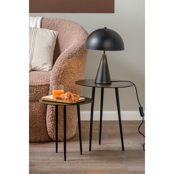 Veioză Leitmotiv Sublime, înălțime 35 cm, negru-image-1