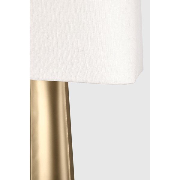 Lampadar auriu cu abajur textil (înălțime 151 cm) Tripura – Bizzotto-image-2