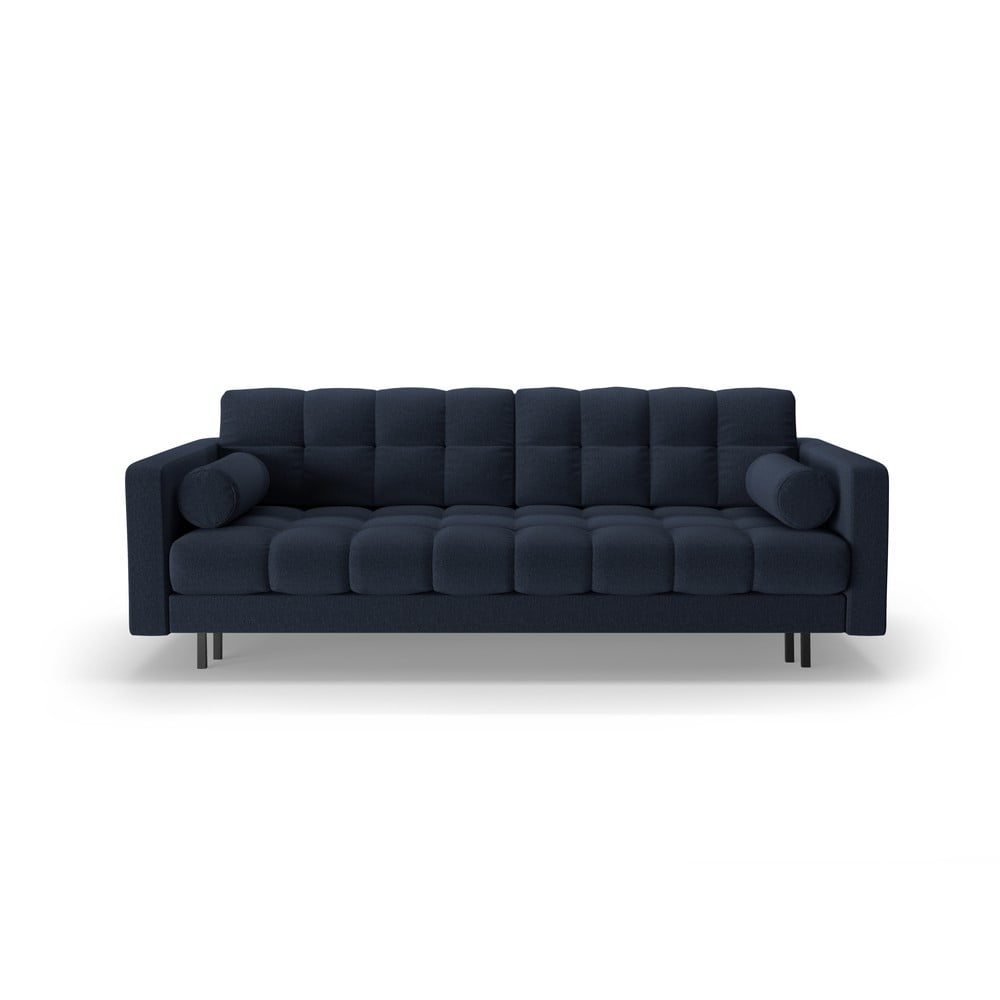 Canapea albastru-închis extensibilă, cu spațiu de depozitare 222 cm Bali – Cosmopolitan Design