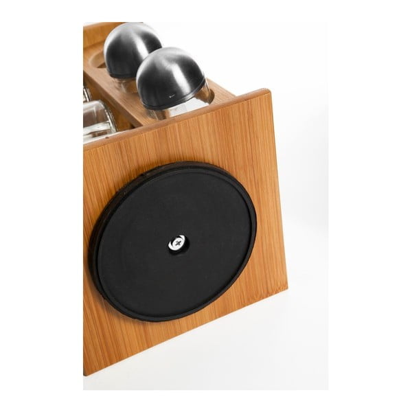 Suport cu 12 recipiente pentru condimente Bambum Fotina-image-2