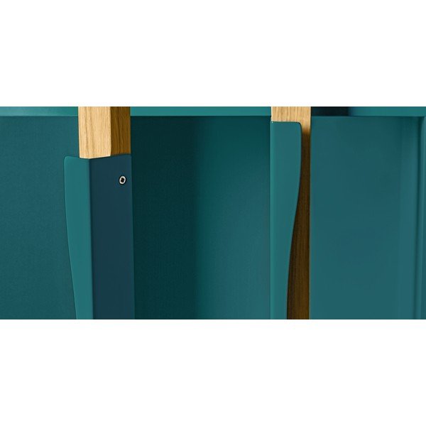 Vitrină Woodman Avon, albastru turcoaz-image-3