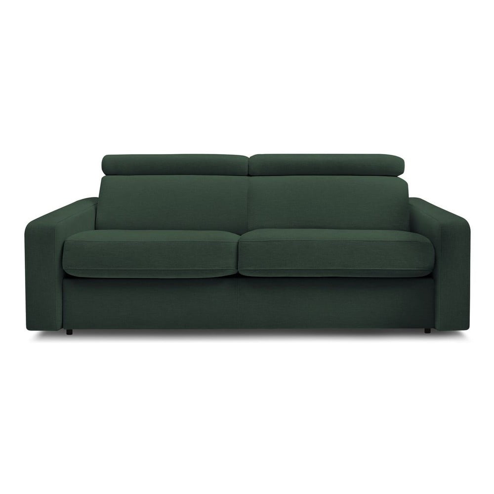 Canapea verde-închis extensibilă 215 cm Monaco – Bobochic Paris