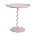 Măsuță auxiliară rotundă din metal ø 40 cm Zig Zag – Leitmotiv