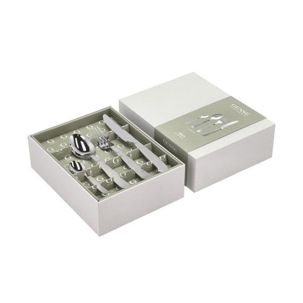 Tacâmuri argintii din oțel inoxidabil 16 buc. Rejka – Gense-image-1