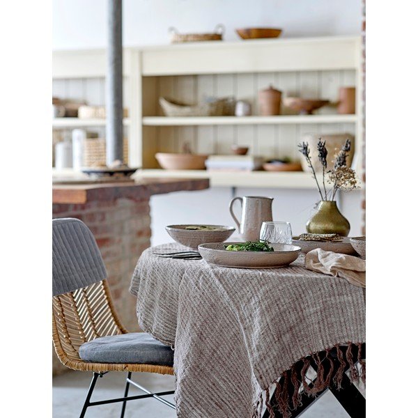 Farfurie desert din gresie ceramică Bloomingville Alia, ø 23,5 cm, roz-image-3