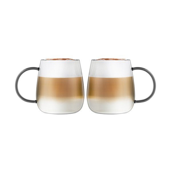 Căni 2 buc. pentru cappuccino 400 ml Bolla – Vialli Design