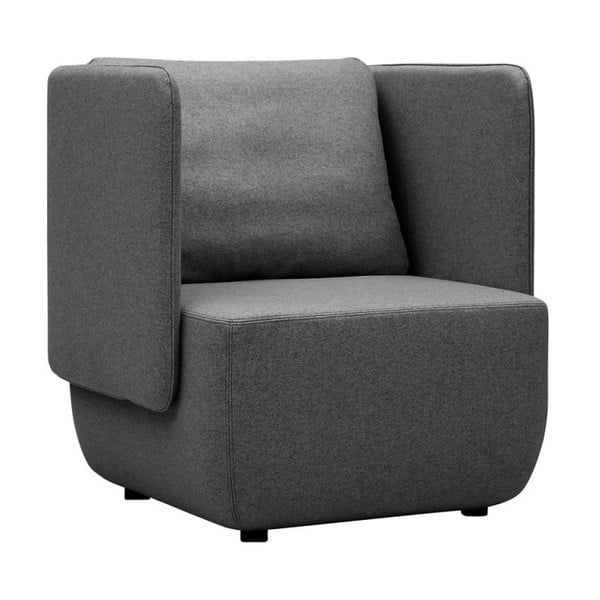 Fotoliu Softline Opera Low, gri antracit-image-2