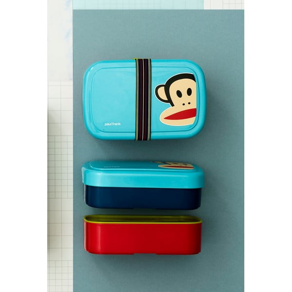 Cutie pentru gustare, 2 nivele, LEGO® Paul Frank, albastru-image-1