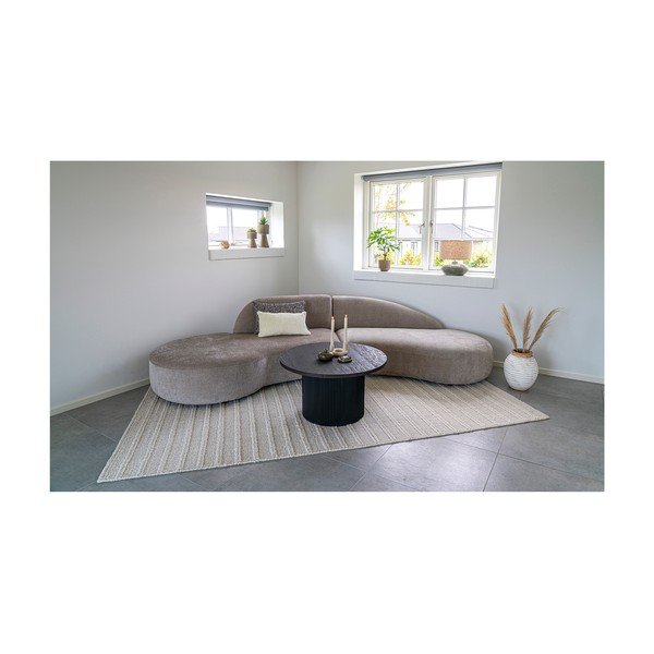 Covor crem din lână 160x230 cm Dehli – House Nordic-image-1