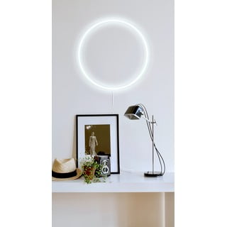 Decorațiune luminoasă de perete Candy Shock Circle, ø 40 cm, alb