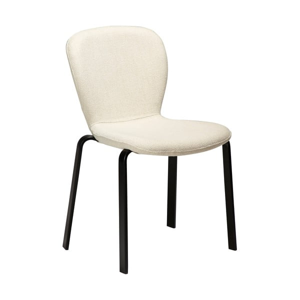 Scaun de dining crem tapițat Heap – DAN-FORM Denmark