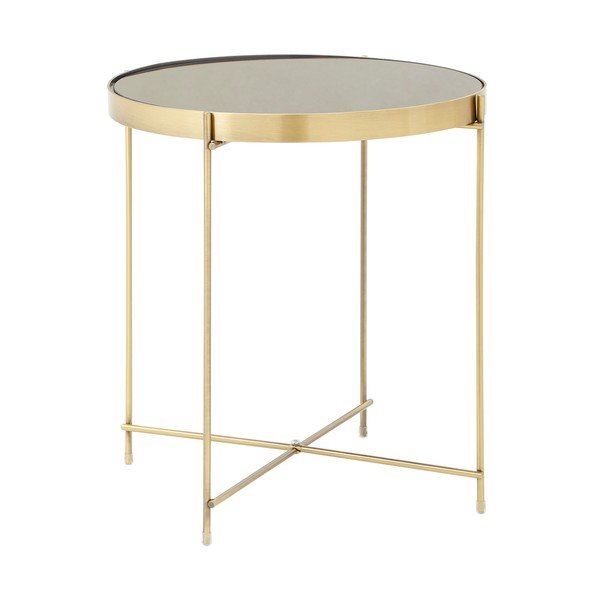 Măsuță auxiliară rotundă din sticlă ø 43 cm Allure  – Premier Housewares-image-1