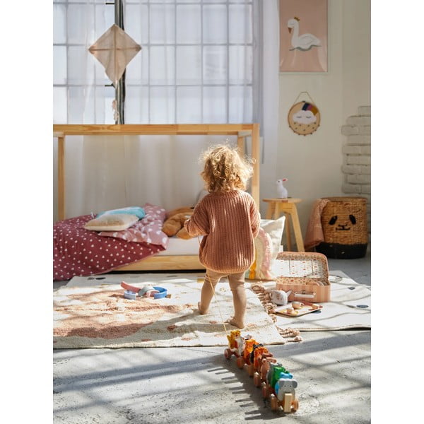 Poster de perete în ramă albă Bloomingville Mini Xander Swan, 45 x 65 cm-image-1