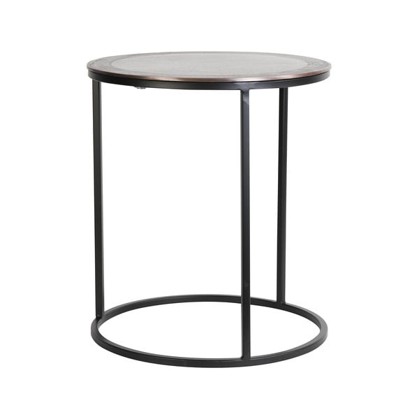 Măsuțe auxiliare  rotunde din metal 2 buc. ø 50 cm Talca – Light & Living-image-2
