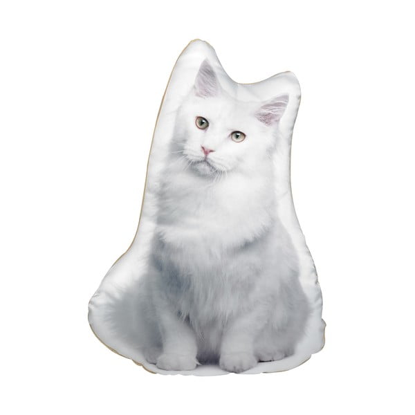 Pernă cu imprimeu Adorable Cushions pisică albă