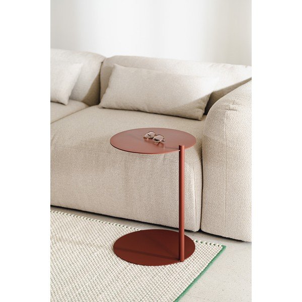 Măsuță auxiliară rotundă din oțel 41x40 cm Ande – noo.ma-image-3