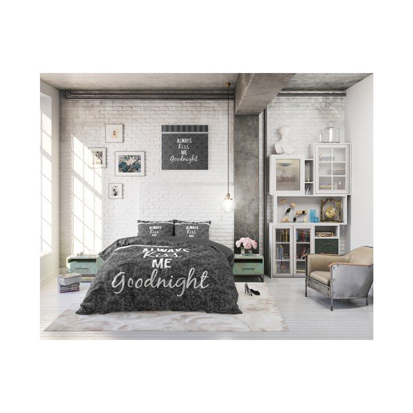 Lenjerie de pat din bumbac Dreamhouse Kiss Your Love, 240 x 200 cm-image-2