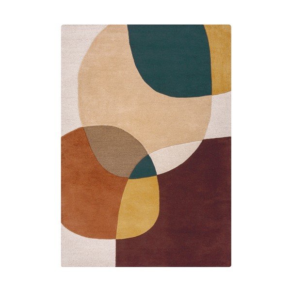 Covor mov țesut manual din lână 120x170 cm Glow Purple Multi – Flair Rugs