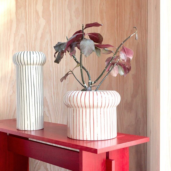 Bancă roșie din lemn masiv Kotai – OYOY Living Design-image-2