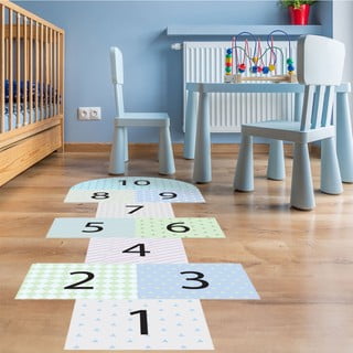 Covor adeziv din vinilin pentru copii Ambiance Hopscotch