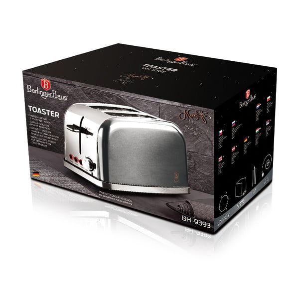Prăjitor de pâine în argint Moonlight Edition - BerlingerHaus-image-3