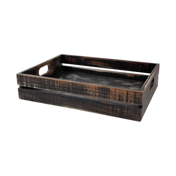 Tavă din lemn T&G Woodware Drift, negru