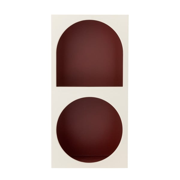 Bibliotecă de perete roșie/albă 30x60 cm Graphia – Bloomingville