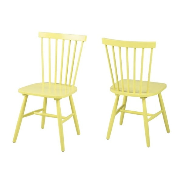 Scaun pentru masă Riano, galben