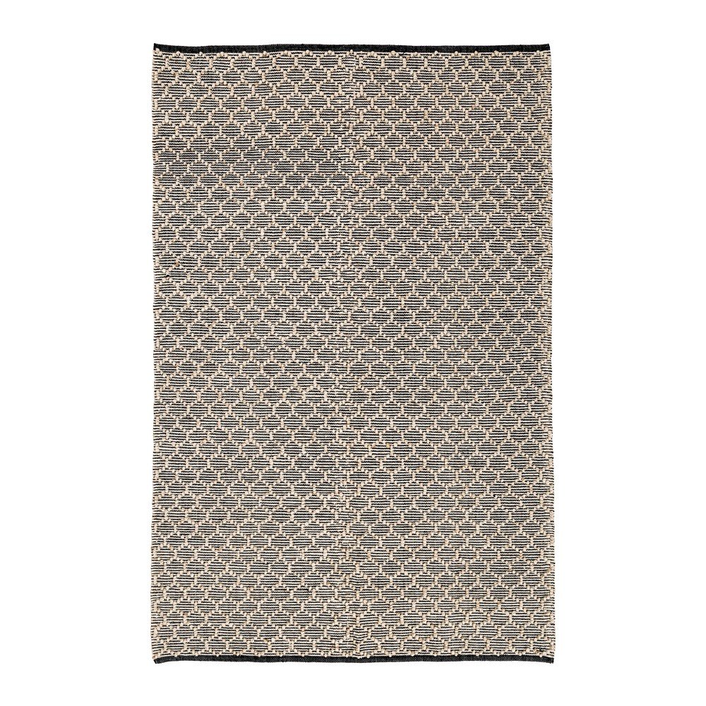 Covor pentru exterior și interior negru/în culoare naturală 160x230 cm Dhawan – Bizzotto